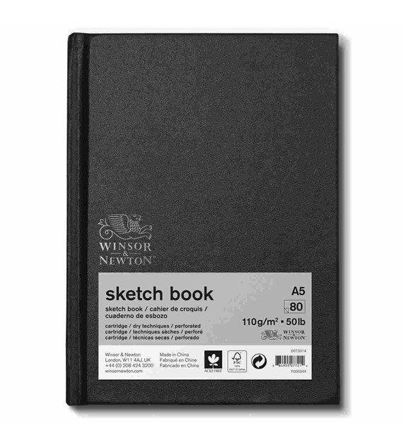 WN Sketch Book A5 110g 80ark -szkic.książk.klejony