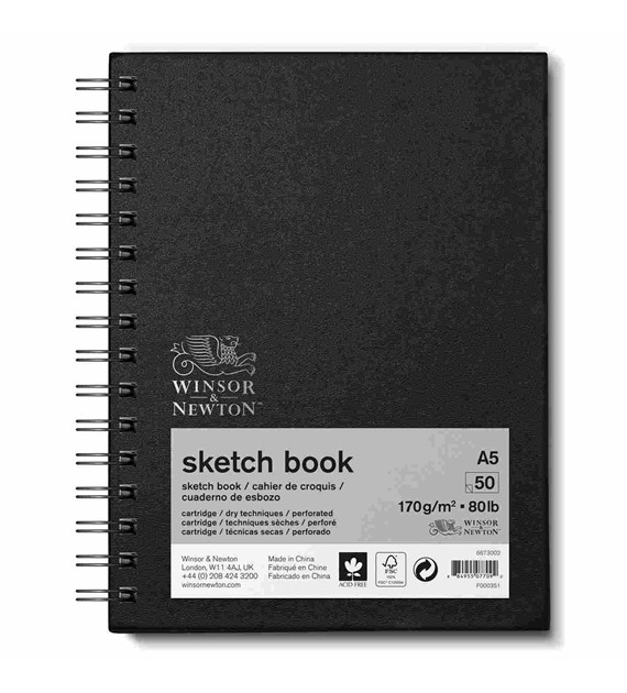 WN Sketch Book A5 170g 50ark - szkic.książk.spiral