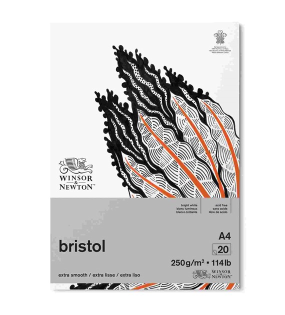 WN Blok Bristol EXTRA SMOOTH A4 250g 20 ark - blok