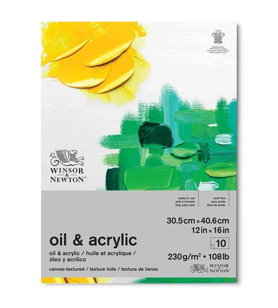 WN Oil&Acryl Pad 230g 31X41 10ark - blok olej akr.