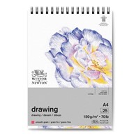 WN Drawing Pad Smooth A4 150g 25ark - blok