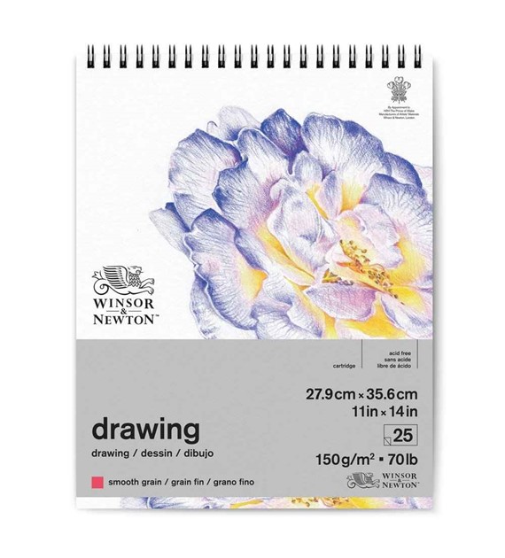 WN Drawing Pad Smooth 28x36 150g 25ark - blok