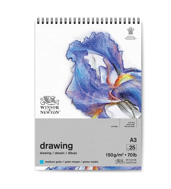 WN Drawing Pad Medium A3 150g 25ark - blok