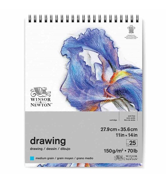 WN Drawing Pad Medium 28x36 150g 25ark - blok