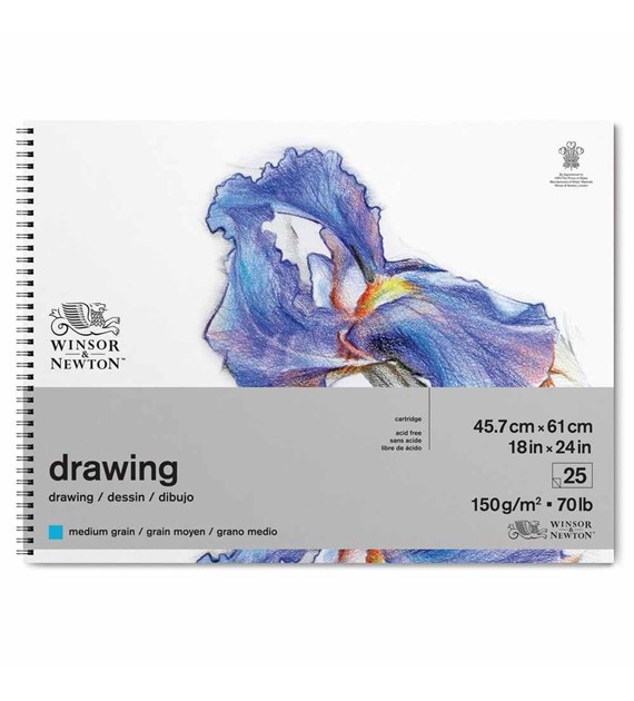 WN Drawing Pad Medium 46x61 150g 25ark - blok
