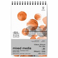 WN MixMedia Pad 18x25 250g 30ark - blok na spirali