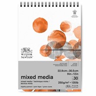 WN MixMedia Pad 23x31 250g 30ark - blok na spirali