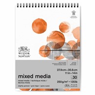 WN MixMedia Pad 28x36 250g 30ark - blok na spirali