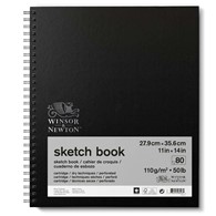 WN Sketch Book 28x36 110g 80a -szkic.książ. spręż