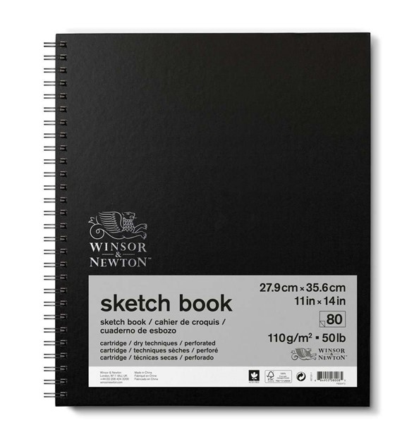 WN Sketch Book 28x36 110g 80a -szkic.książ. spręż