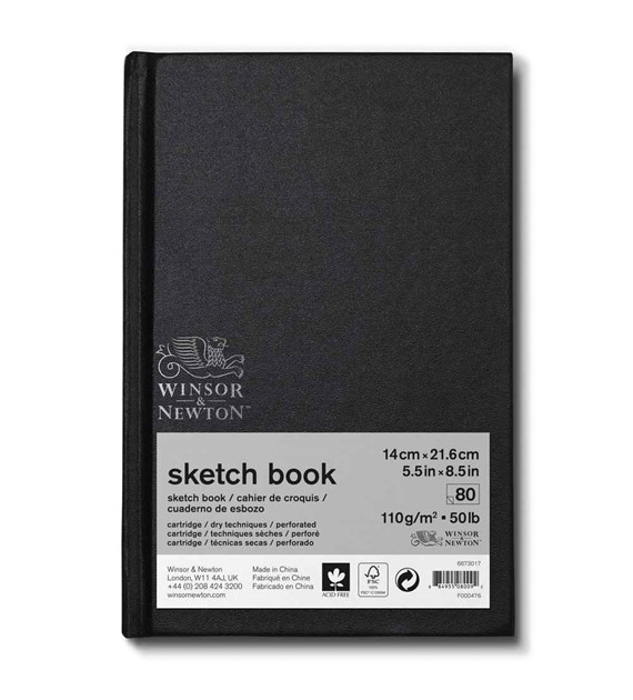 WN Sketch Book 14x22 110g 80ark -szkic.ks.klej