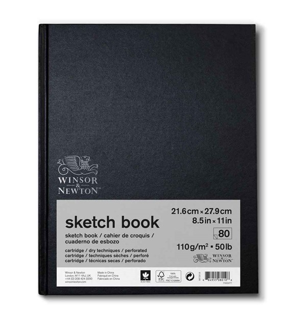 WN Sketch Book 22x28 110g 80ark -szkic.ks.klej
