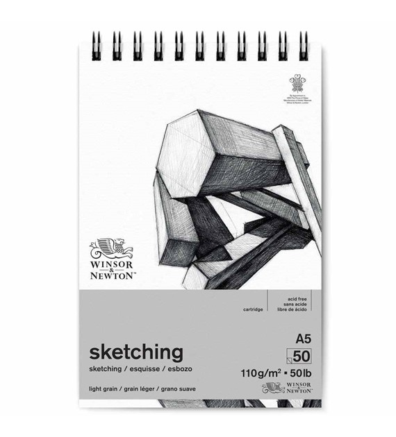 WN Sketch Pad A5 110g 50ark - blok na spirali