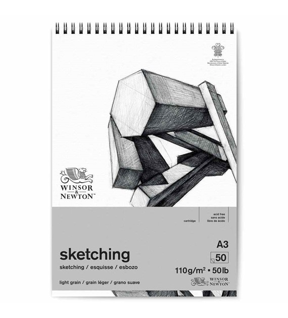 WN Sketch Pad A3 110g 50ark - blok na spirali