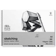 WN Sketch Pad A2 110g 50ark - blok na spirali