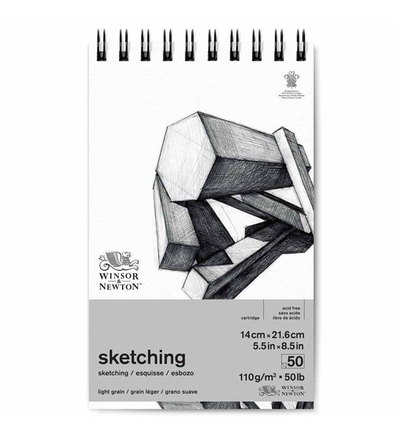 WN Sketch Pad 14x22 110g 50ark - blok na spirali