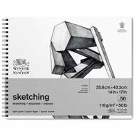 WN Sketch Pad 36x43 110g 50ark - blok na spirali