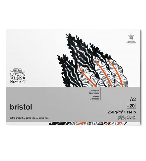 WN Blok Bristol EXTRA SMOOTH A2 250g 20 ark - blok