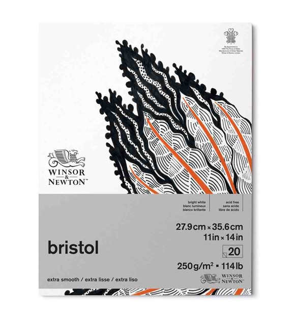 WN Blok Bristol EXTRA SMOOTH 28x36 250g 20a- blok