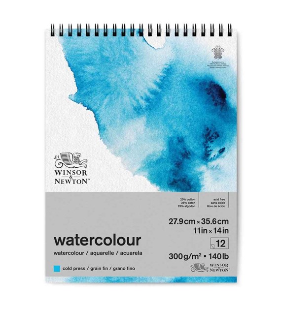 WN WC PAD CP 25% Cotton 300g 28x36 12a - blok spir