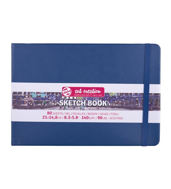 AC Szkicownik NAVY BLUE 21x15 140g.