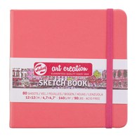 AC Szkicownik CORAL RED 12X12 140G