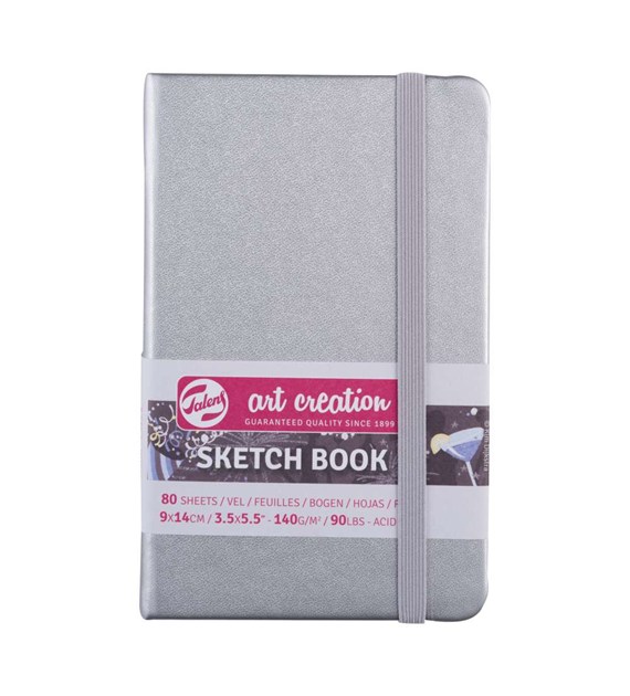 AC Szkicownik SHINY SILVER 9X14 140G
