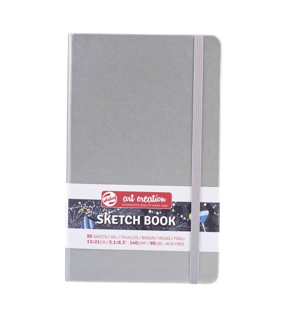 AC Szkicownik SHINY SILVER13X21 140G