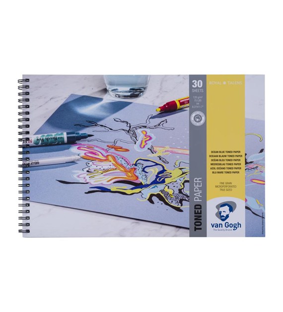 VG Toned Paper OCEAN BLUE A4 120g 30ark -blok
