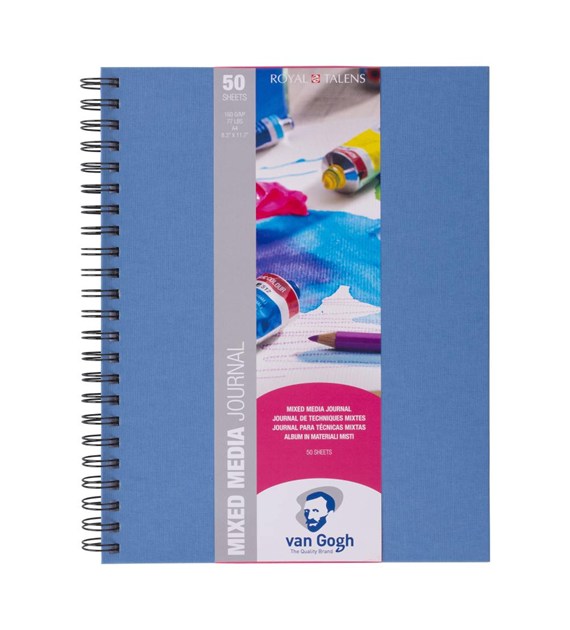 VG MIX MED.JOURNAL A4 160g 50ark - blok