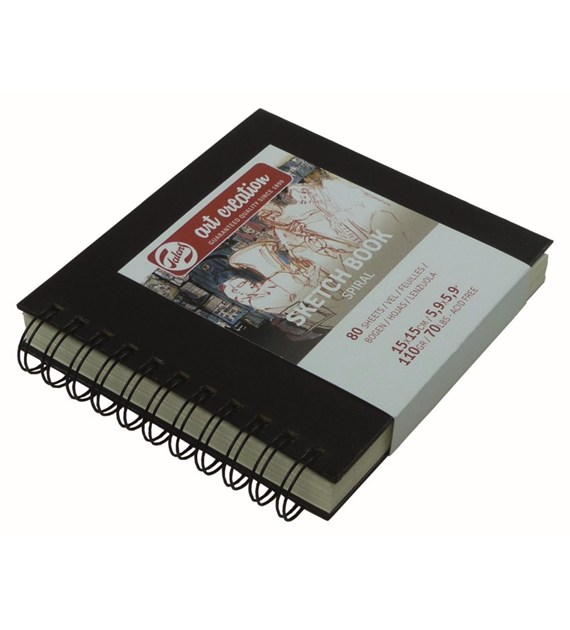 AC Szkicownik Spirala 110g 15X15
