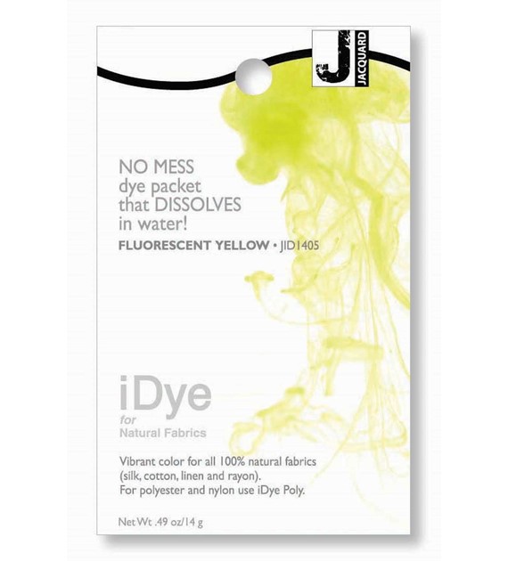 Jacq. iDye Direct 14g Fluo Yellow -barwnik do tkan