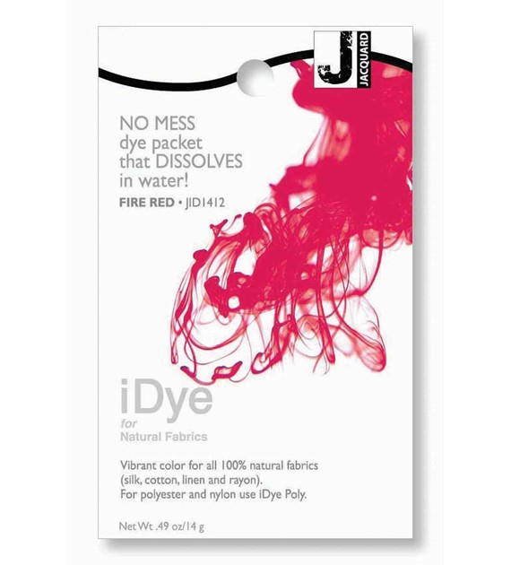 Jacq. iDye Direct 14g Fire Red -barwnik do tkanin