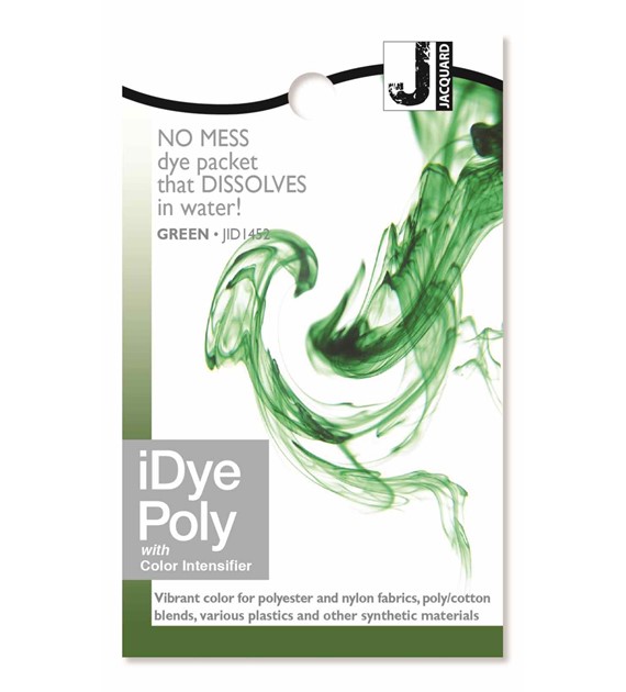 Jacq. iDye POLY 14g Green -barwnik do tkanin