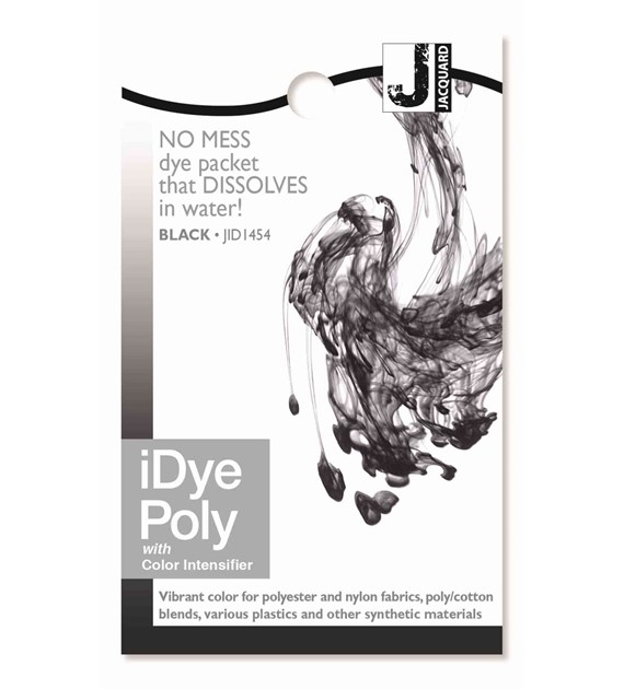 Jacq. iDye POLY 14g Black -barwnik do tkanin