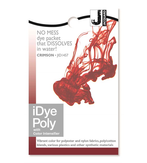 Jacq. iDye POLY 14g Crimson -barwnik do tkanin
